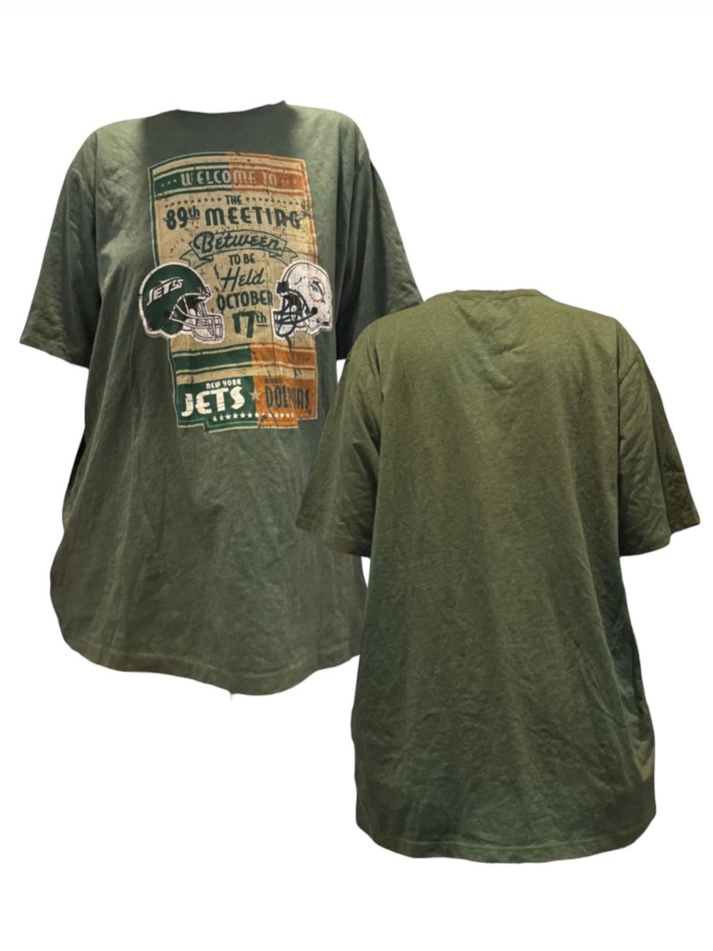 NWT New York Jets VS Miami Dolphins NFL Shirt